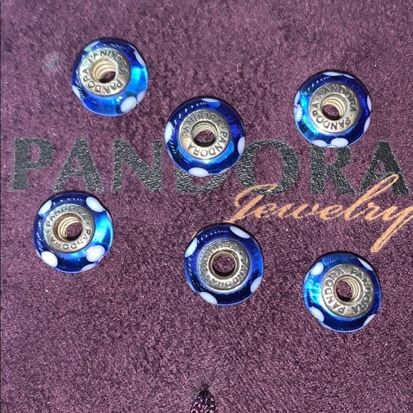 🌸Authentic Pandora Murano Glass Charm - Picture 2 of 3